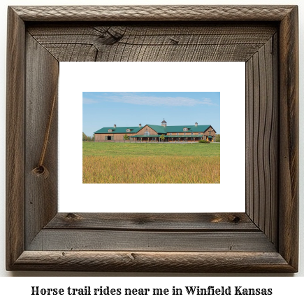 horse trail rides near me in Winfield, Kansas